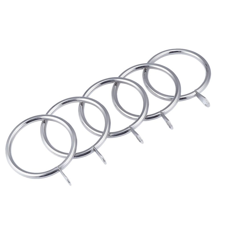 Coolty Pack of 60 Metal Curtain Rings Hanging Rings for