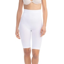 FarmaCell 312 Figure-Shaping Massaging Bodice Pants Anti Cellulite, White