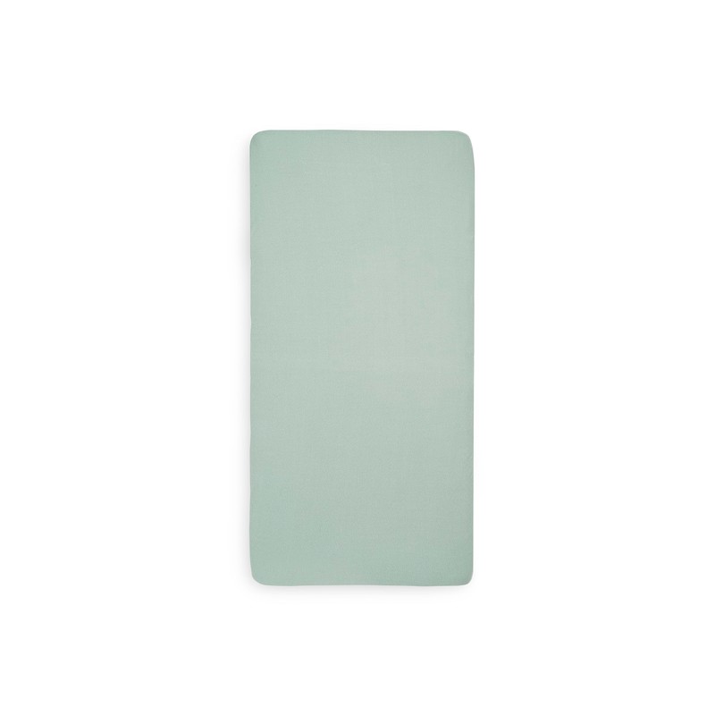 Jollein Jersey Fitted Sheet 60 x 120 cm Ash Green