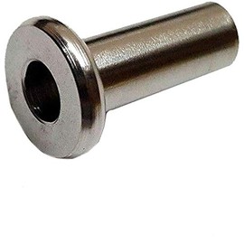 Cable Railing Stainless Steel Protector Sleeves - 10 Pack Wire Railing Protective Sleeves - Marine Grade 316 Stainless Steel Protector Sleeve for 1/8" - 3/16" Cable Railing (10)