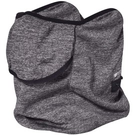 TARO WORKS Cycling Face Cover, Neck Guard, Mouth Opening, Size Adjustable, Unisex Gray