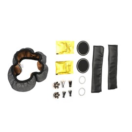 Bling Car Accessories Set Rhinestone Steering Wheel Cover Coaster Starter Ring with Air Vent Clip for Women Girl 13 Piece Set White Rhinestone