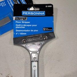 Personna Floor Scraper 61-0420 4-Inch Floor Stripper w/ Stripper Blades 10 Pack