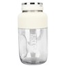 Portable Blender Cup, 1.2L Electric USB Juicer Blender with Dual