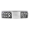 Windalf RUNA Viking Ring 6 mm Runes Good Luck &