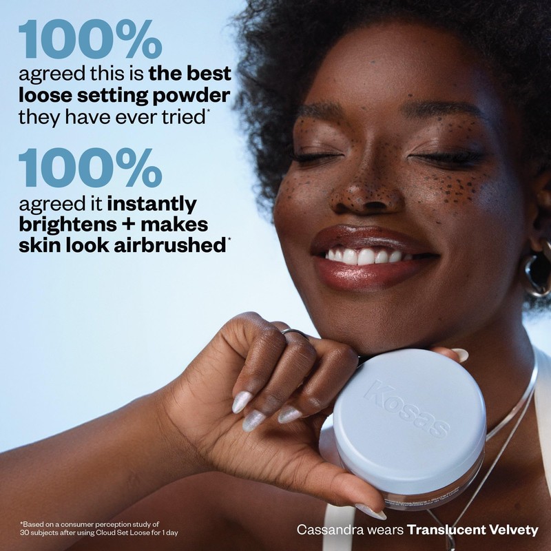 Kosas Cloud Set Loose Powder – Translucent Setting + Blurring