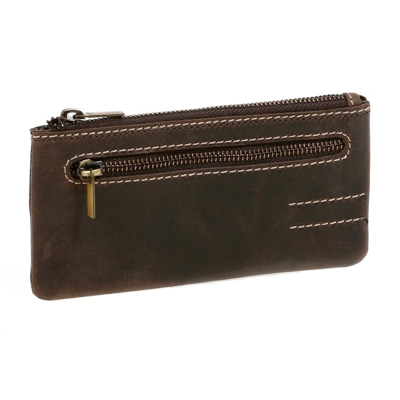Keycase extra big LEAS, Genuine Leather, dark brown - ''LEAS