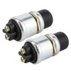 2Pcs Push Button Starter Switch, Weatherproof Engine Push Button Start