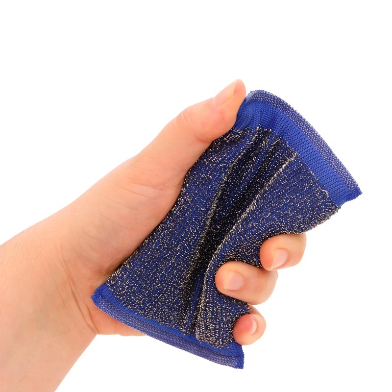 MAYA 4 x Stainless Steel Kitchen Sponge for Kitchen and
