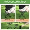 Ultralight Portable Folding Stool with Carry Bag - 260LB Load