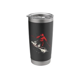 Freestyle Skier Stainless Steel Insulated Tumbler
