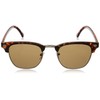 Fashion Glass 6518 Men's Sunglasses, matte brown