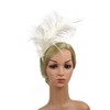 Lurrose 20s Headband Feather Headband Wedding Headpiece Vintage Party Gatsby
