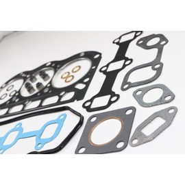 Top End Gasket & Seal Kit Compatible with Kawasaki 2510/3010 / 4010 Mule Diesel KAF950 with Multi Layered Coated Head Gasket KD1350