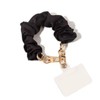 2Pcs Black Scrunchie Keychain Wristlet Bracelet Keychain, Stretchy Phone Wrist