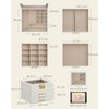 SONGMICS Caja de Joyas, 4 Niveles, Tapa de Cristal, 3