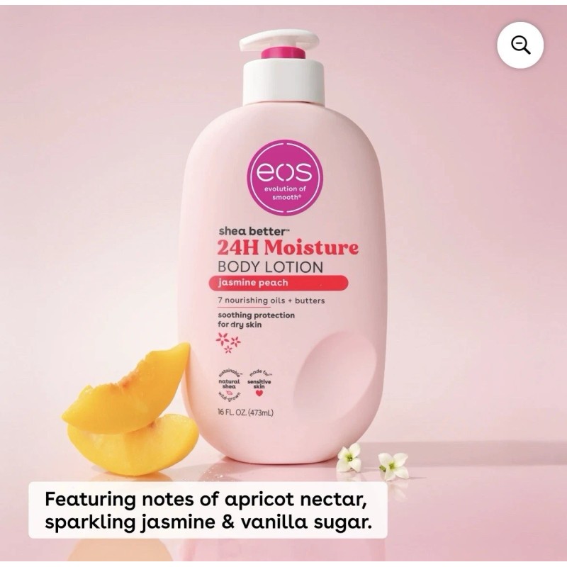 Eos Pack Of 2, eos Shea Better Body Lotion- Jasmine