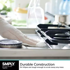 SMPLY. S500 Dri-Wipe Durable and Reusable Wipers towels 176 count