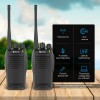 Kit De 2 Radios Intercomunicadores | rad-010 Negro - 2 Piezas