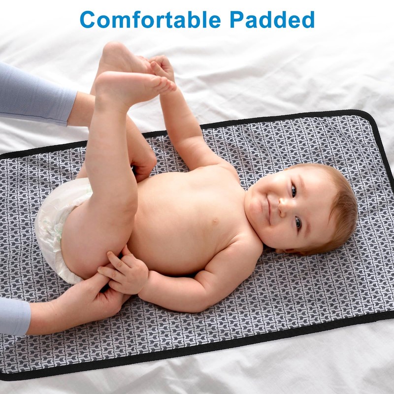 Accmor Portable Diaper Changing Pad, Waterproof Baby Changing Mat, Foldable