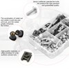 JNNJ 177 Pieces Screw Set Motorcycle Fairing Screws Kit, Motorcycle