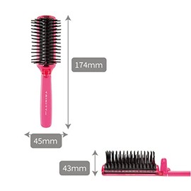 Beth [Made in Japan] [Anti-Static] Brush, Static Removal Brush Made by a Long-established Commercial Manufacturer, Anti-Static Hair Brush, Static Removal Hair Brush [Outlet] (Collagen Formulated