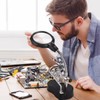 AIMALL LED Magnifier Soldering Iron Stand, Third Hand Helping Station