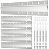 French Cleat Hanger 10 Inch - 6 Pairs, Z Bar