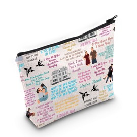 PYOUL Romance Movie Inspired Gift Noah and Allie Makeup Bag If You're A Bird I'm A Bird Cosmetic Bag Movie Merch (Noah and Allie Bag)