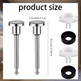 Fokmuaex 4-Piece Bath Transfer Valve Repair kit (with stem + Seal + Diverter Valve) Universal Shower Diverter Water Leakage Repair kit, Brass Spool Bathroom Repair Tool