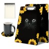 Clipboards Cute Sunflower Cat Pattern Design Clip Board 9 x