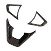 ruihe 3PCS Carbon Fiber Folor Steering Wheel Cover Fit for