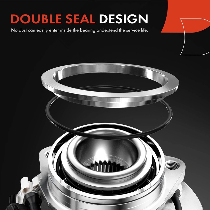 A-Premium 2 x Front Wheel Bearing and Hub Assembly with