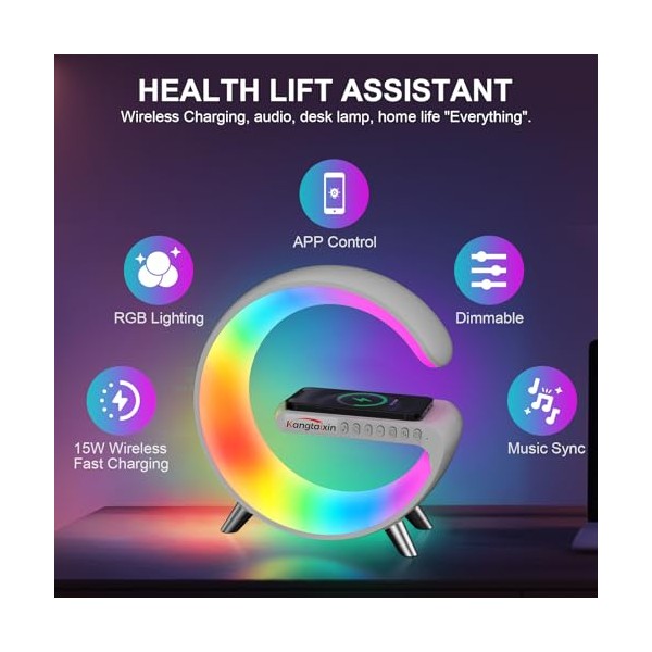 Kangtaixin Kangtaixin bedside lamp with charging function, APP control LED