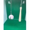 Riddell TEXAS RANGERS CEILING FAN PULL CHAIN SET BASEBALL AND