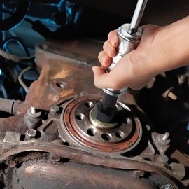 ZOSANY 12 PCS Bearing Puller Kit,Slide Hammer Puller Puller Set with Expandable Collets,Insert Blind Bearing Puller 8-32mm Wheel Bearing Removal Tool with Gloves and Box