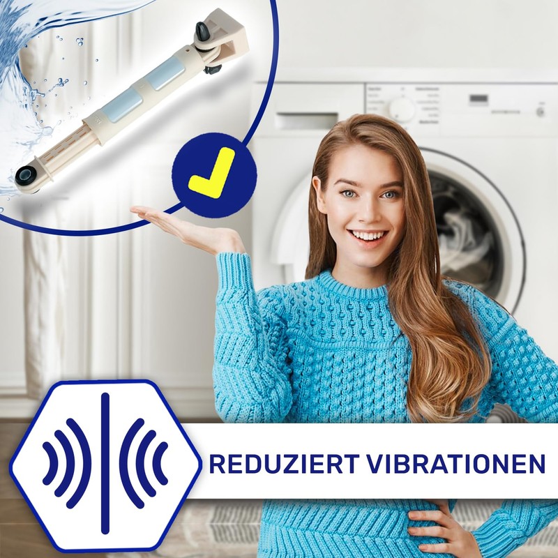 Shock Absorber Washing Machine with Bracket 120N Diameter 11mm Length
