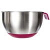 Metaltex 23514610080 Mixing Bowl 2.8 L Non-Slip Stainless Steel Silver
