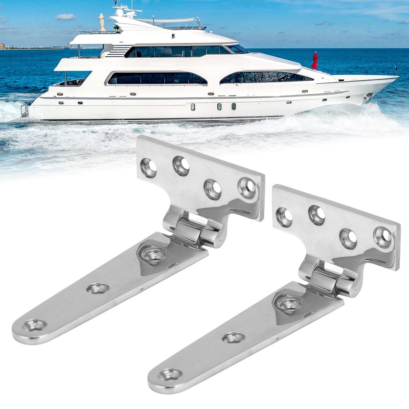 2pcs T shape Door Hinge 316 Stainless Steel Heavy Duty