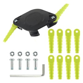 Weed Eater Bladed Head, Compatible with ACFHRL2&AC14RL3A,RYOBI ONE Head 18V, 24V, and 40V RY40210, RY40210A Trimmers with 10 Quickload Blades (1+10+4)