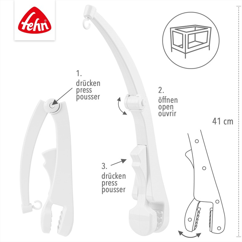 Fehn Stand for Mobile Travel White