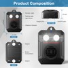 Ultrasonic Rodent Repellent with Strobe Light and Ultrasonic Wave, Effective