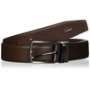 Lacoste BELT Reversible Leather Belt, dark brown