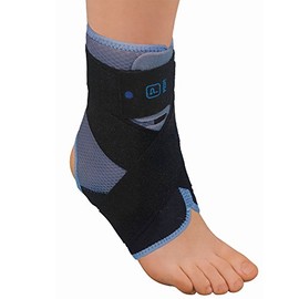 Airtex Breathable Figure-of-Eight Ankle Support with Side Stabilisers (Medium - 22-24 cm)
