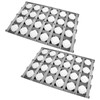 Folocy 17.8125" Grill Heat Plates Grill Briquette Tray for Alfresco