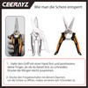 CEERAYZ 200 mm Scissors, Grow Scissors, Garden Shears, Robust Industrial