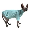 Sphynx Cats Solid Warm Fleece Shirt Cat Turtleneck Undershirt Thermal