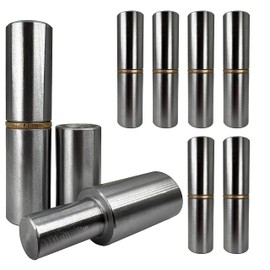 Sidco Supply 8 PCS - 2” Weldable Barrel Hinges – 2 Inch x 5/8 Inch – Heavy Duty Steel – Weld On Bullet Door Hinges – Detachable Hinges – 11/32” Pin Bearing - Metal Swing Doors, Gates, Glass Door Hinge