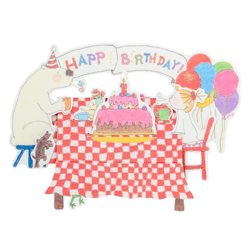 Coco-chan Greeting Life Birthday Card Pop-up Table RY-959