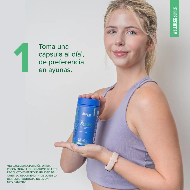 Birdman Premium All-In-One Probiotic Probiticos con 50 Billones de UFC